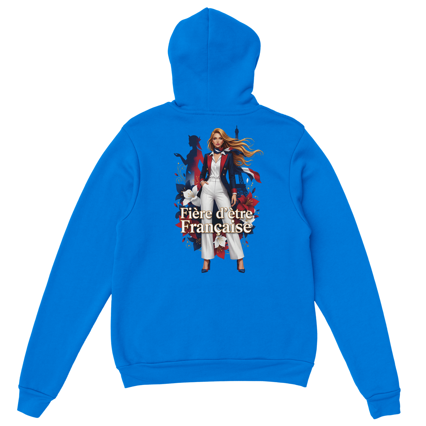 Sweat à capuche fière d'être française   – Doux, chaud et confortable pour l'hiver