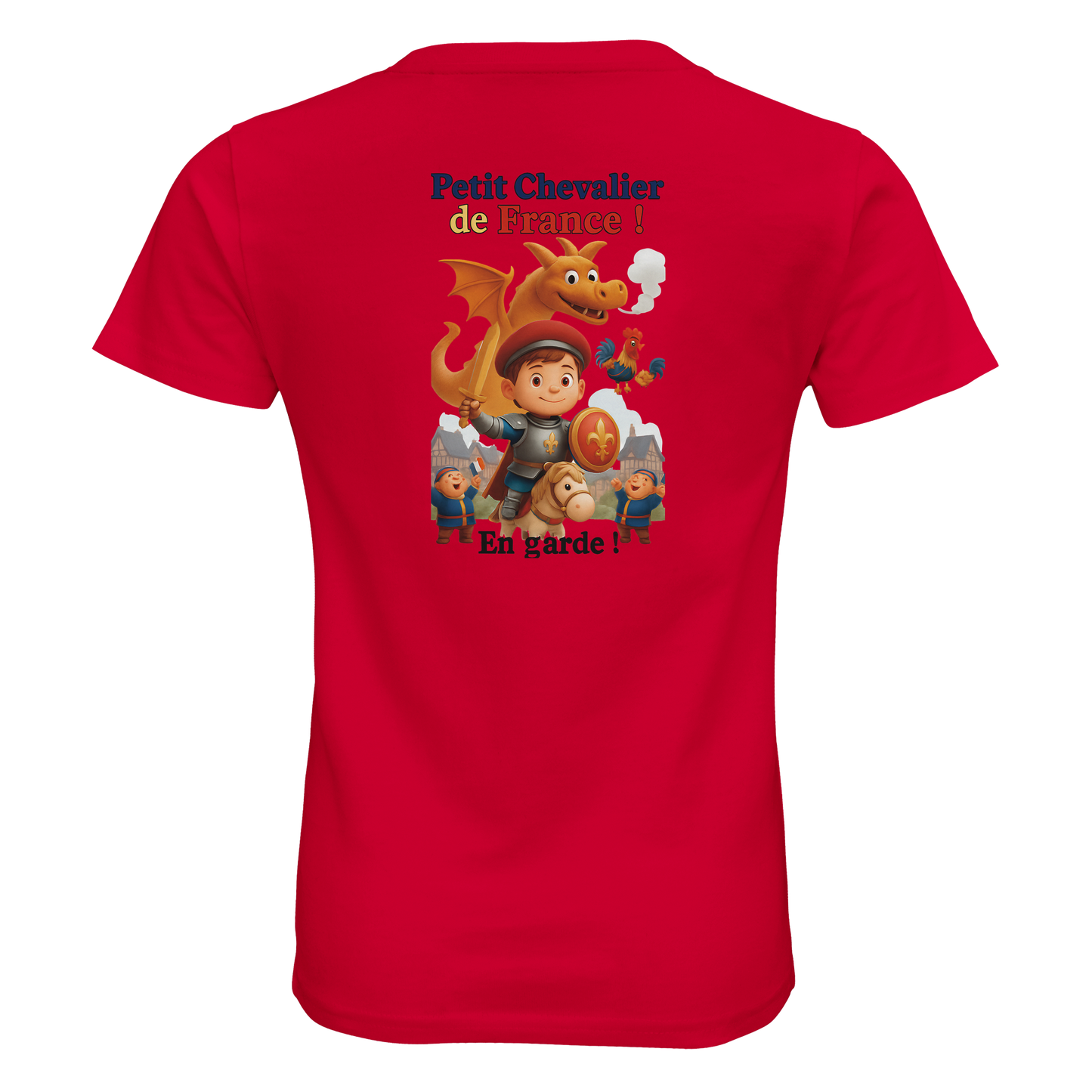 T-Shirt Jungen kleiner Ritter Frankreichs, aus Bio-Baumwolle, schmal geschnitten | SOL'S Pioneer Kids 03578