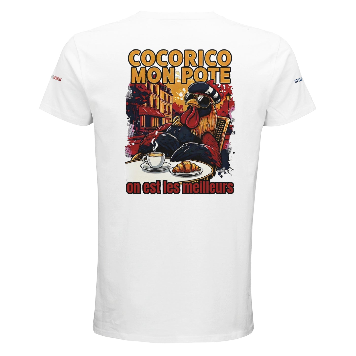 T-Shirt Cocorico Wir sind die Besten  Herren French Style  Bio Fitted | SOL'S Pioneer Men 03565