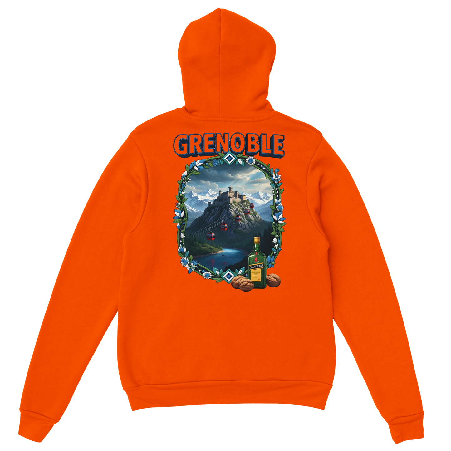 Kapuzenpullover Grenoble Stadt in Frankreich Unisex Classic | Gildan® 18500