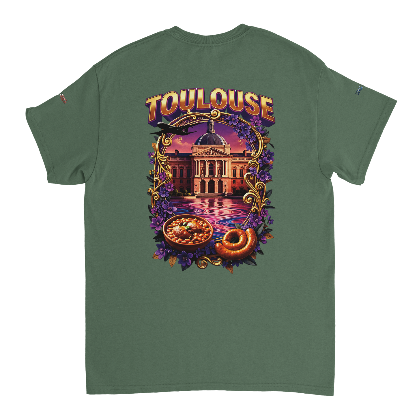 - Unisex Toulouse city of France heavy crewneck t-shirt | Gildan® 5000