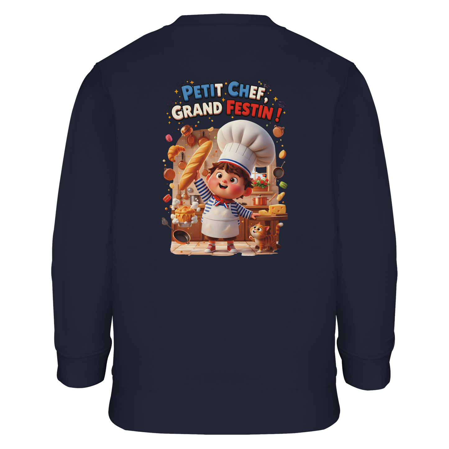 Boys' Little Chef Big Feast Recycled Blend Sweatshirt | SOL'S Columbia Kids 04239
