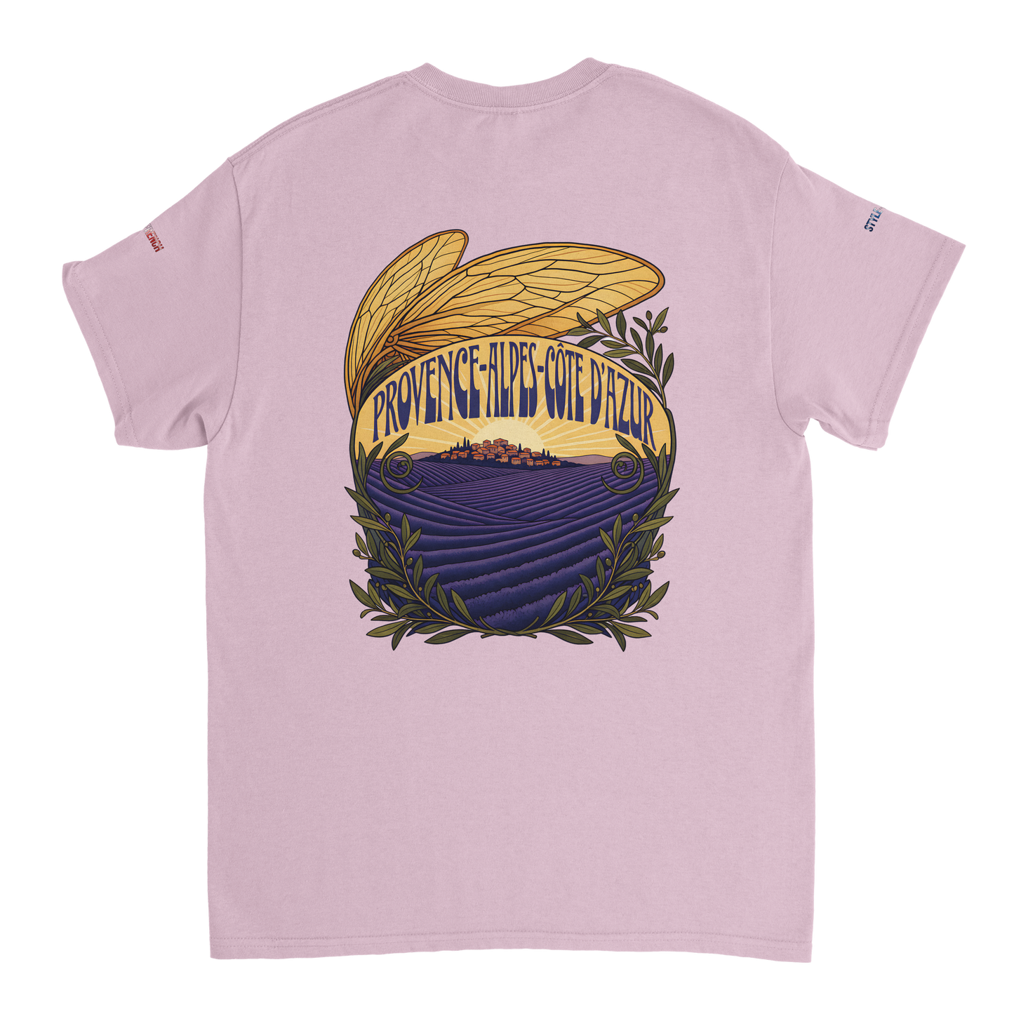 Unisex T-Shirt Provence-Alpes-Côte d'Azur, schwerer Rundhalsausschnitt | Gildan® 5000