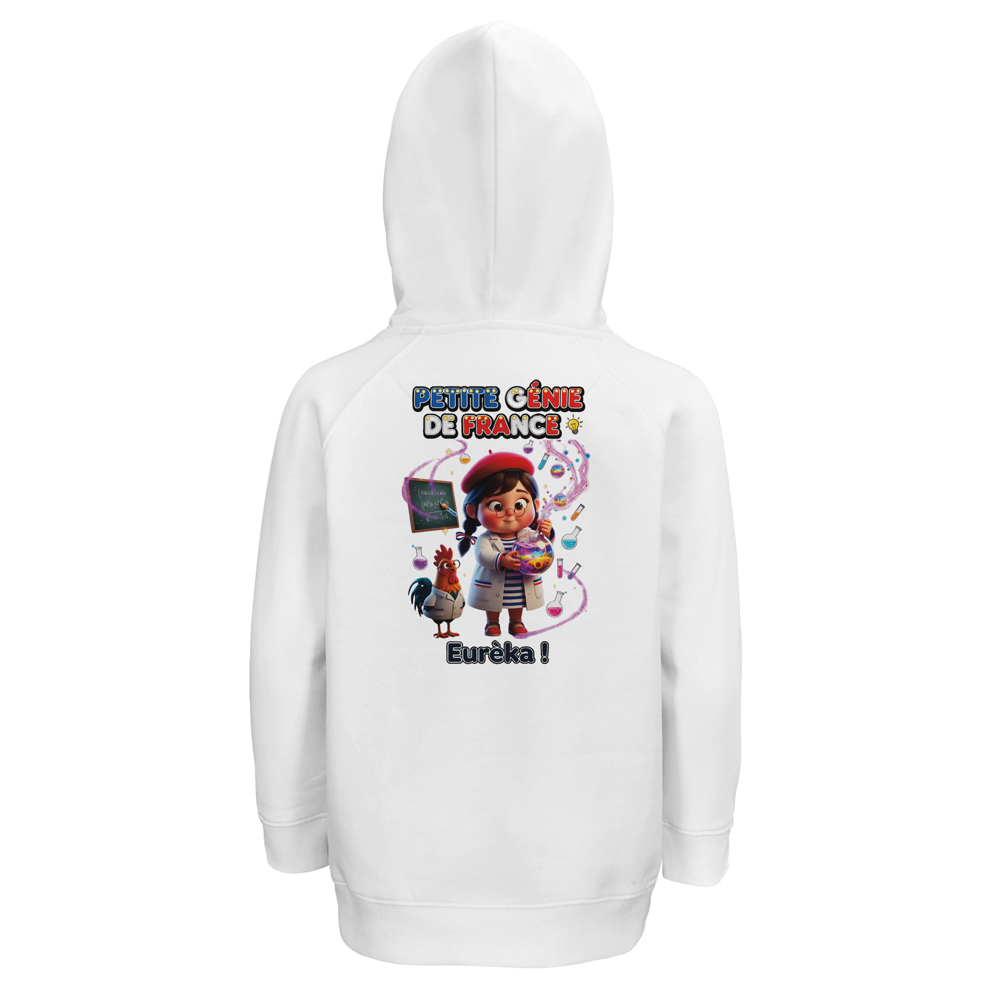 Mädchen-Kapuzenpullover "Kleines Genie aus Frankreich" Bio | SOL'S Stellar Kids 03576