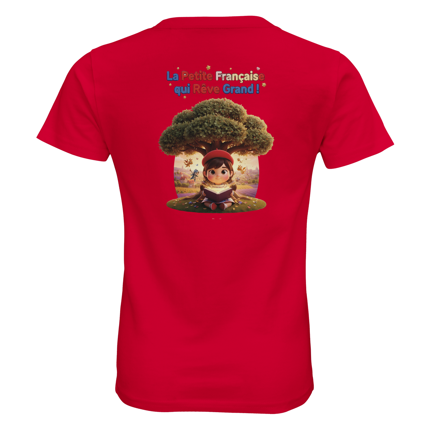 T-Shirt Mädchen French Style die kleine Französin, die groß träumt bio tailliert | SOL'S Pioneer Kids 03578