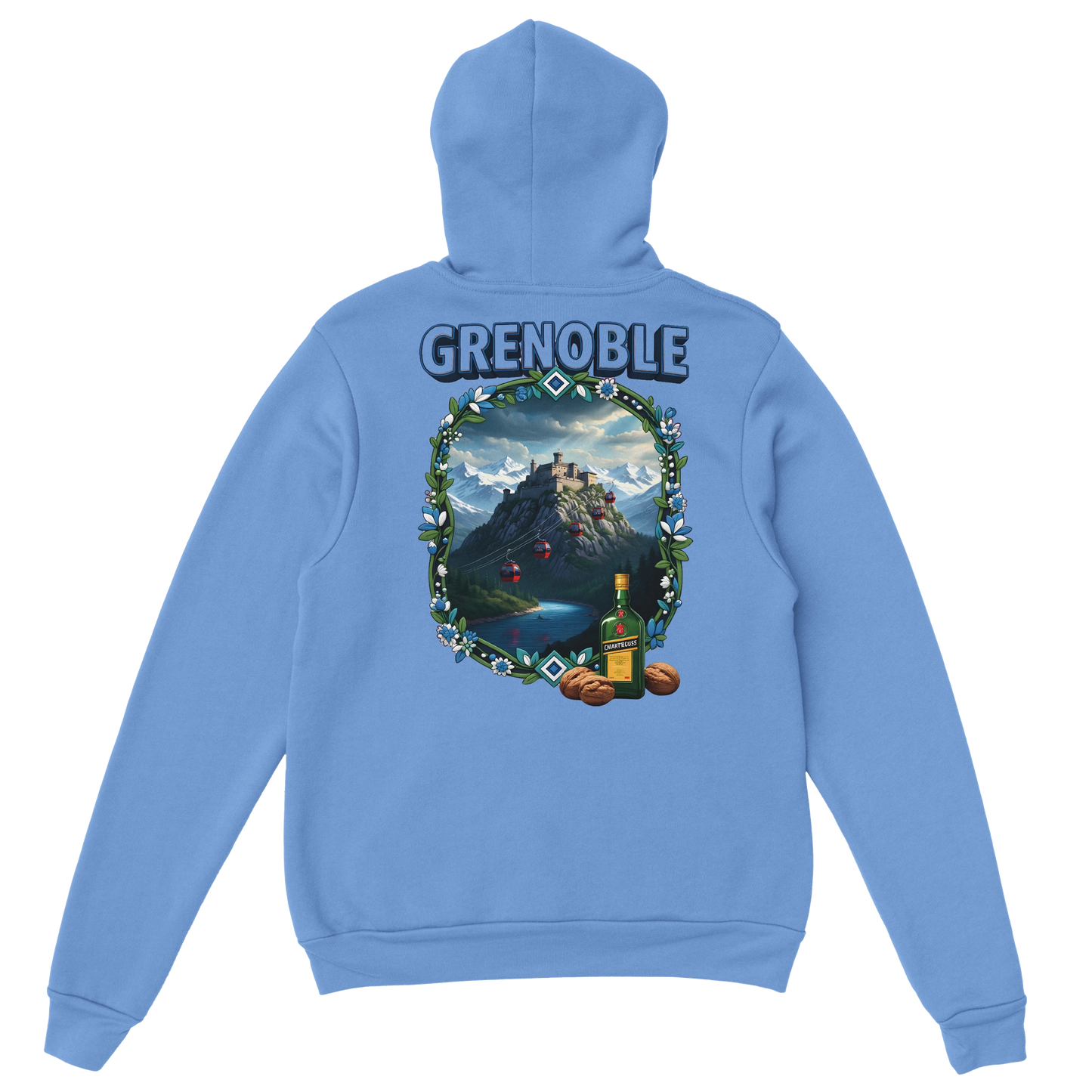 Kapuzenpullover Grenoble Stadt in Frankreich Unisex Classic | Gildan® 18500