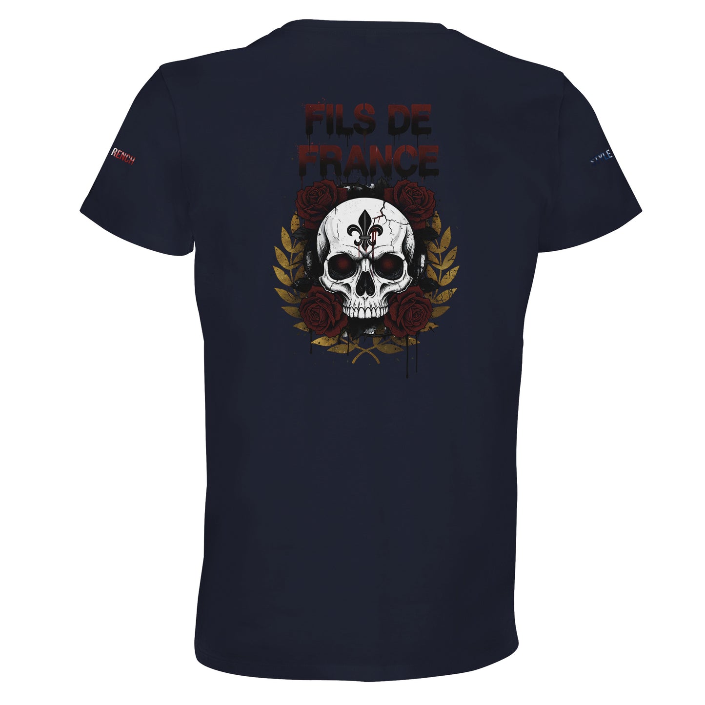 T-Shirt Herren Frankreich-Stil Rundhals recycelte Mischung | SOL'S RE Crusader 04233