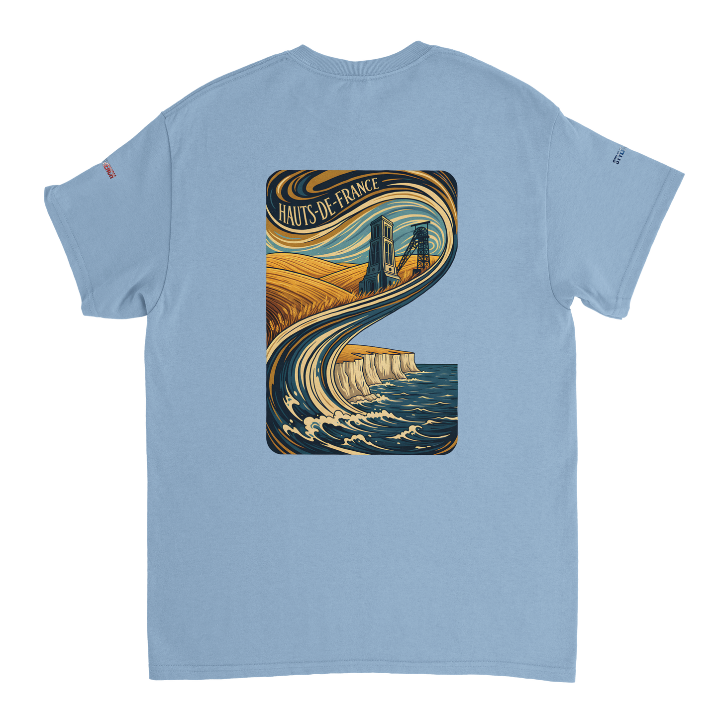 Unisex-T-Shirt Hochwertige Frankreich, dick, Rundhals | Gildan® 5000