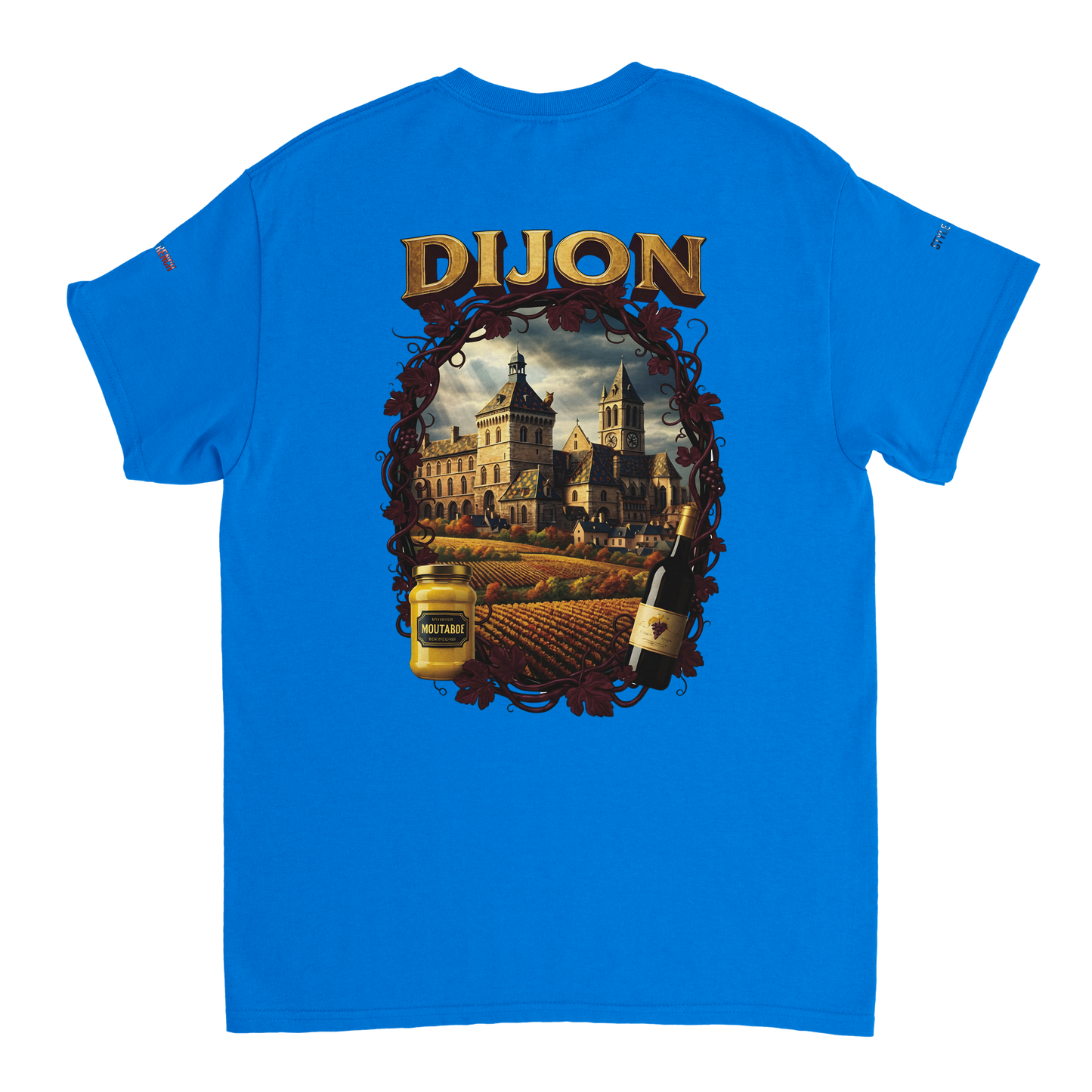 Unisex T-Shirt Dijon Stadt Frankreich dick Rundhals | Gildan® 5000