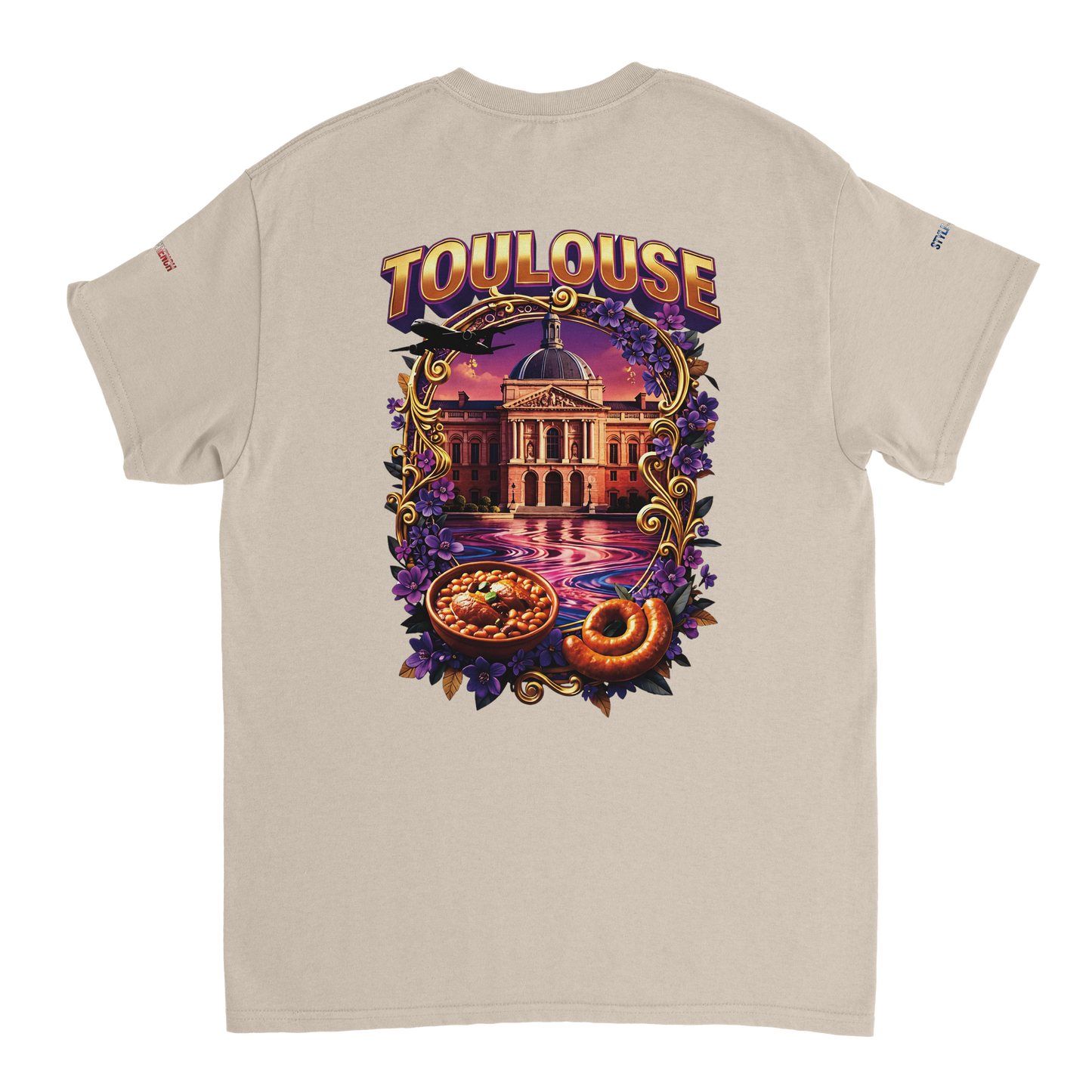 - Unisex Toulouse city of France heavy crewneck t-shirt | Gildan® 5000