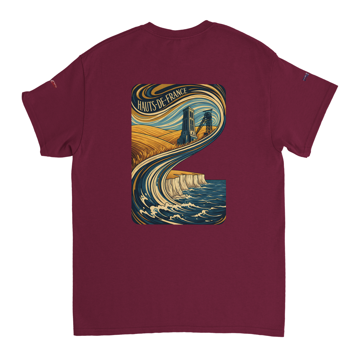 Unisex-T-Shirt Hochwertige Frankreich, dick, Rundhals | Gildan® 5000