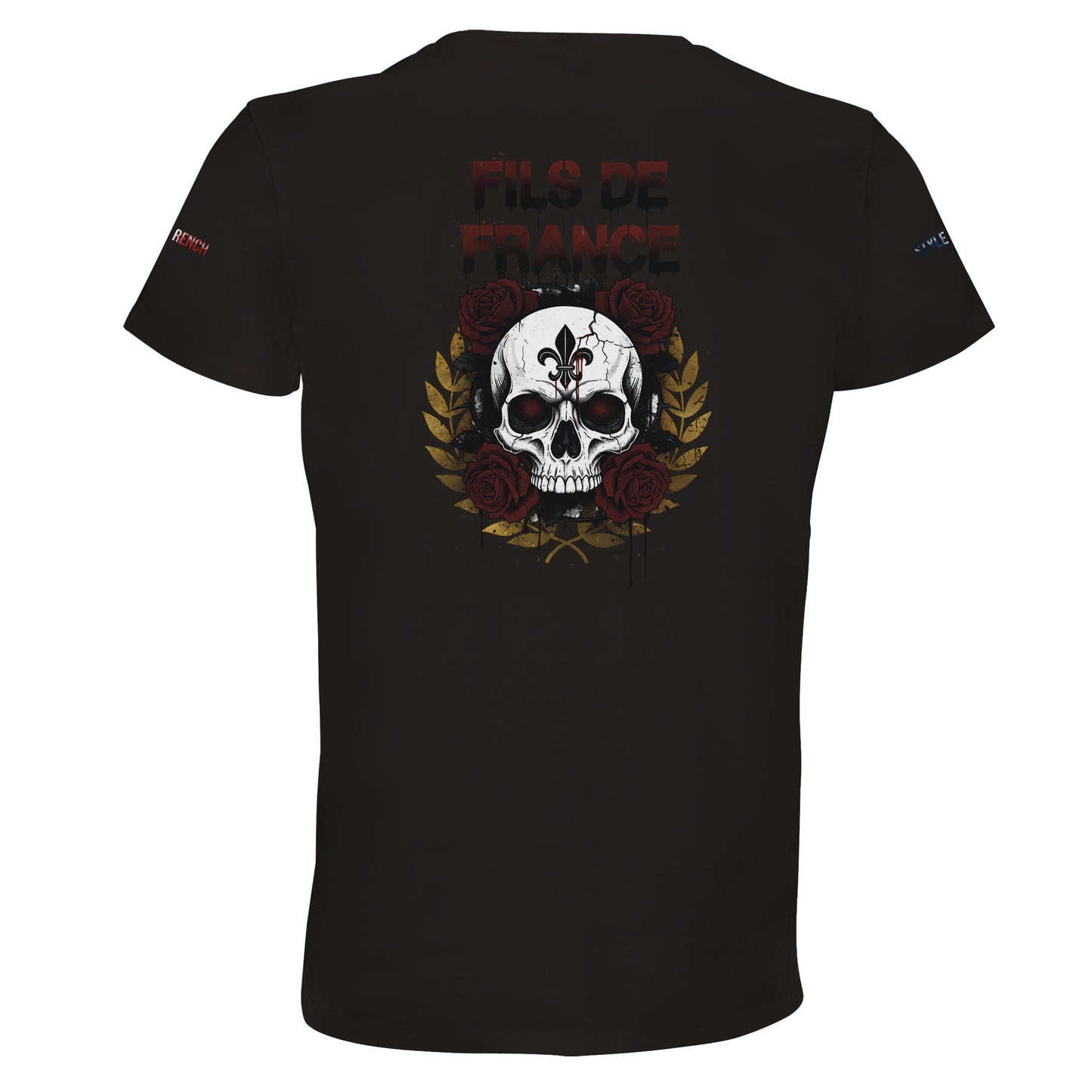 T-Shirt Herren Frankreich-Stil Rundhals recycelte Mischung | SOL'S RE Crusader 04233