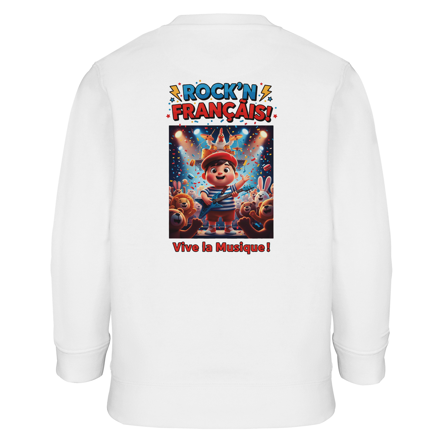 Jungen Sweatshirt Rock'n Français Mischgewebe recycelt | SOL'S Columbia Kids 04239