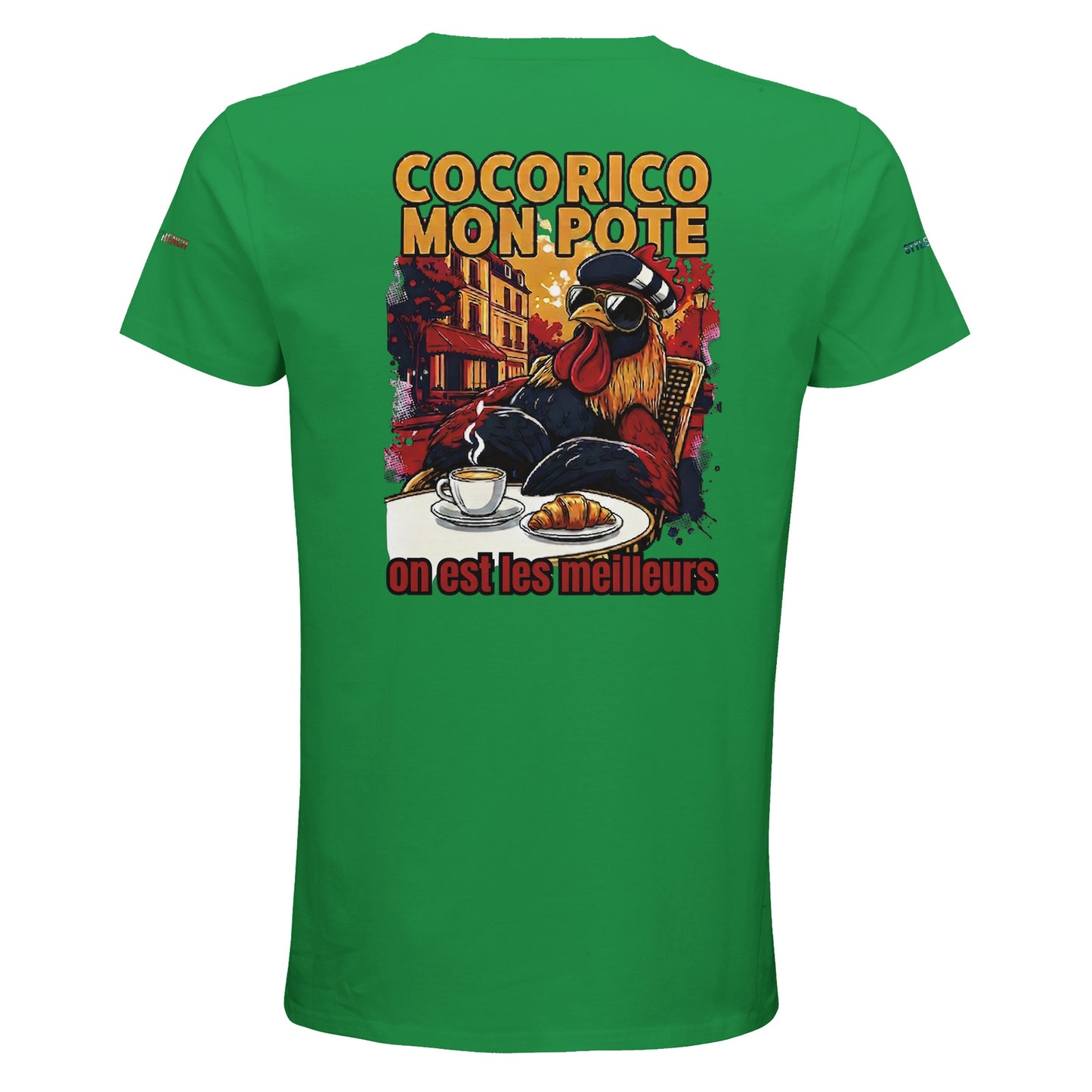 T-Shirt Cocorico Wir sind die Besten  Herren French Style  Bio Fitted | SOL'S Pioneer Men 03565