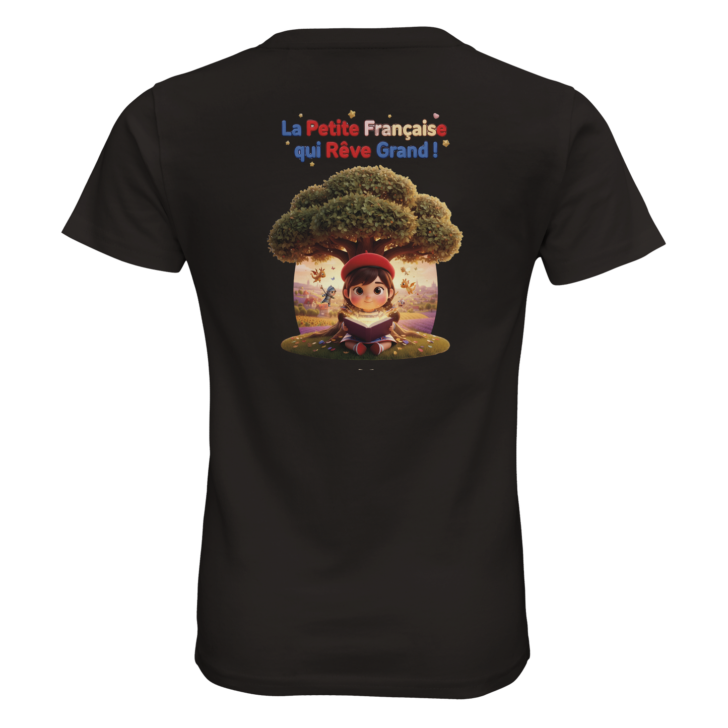 T-Shirt Mädchen French Style die kleine Französin, die groß träumt bio tailliert | SOL'S Pioneer Kids 03578