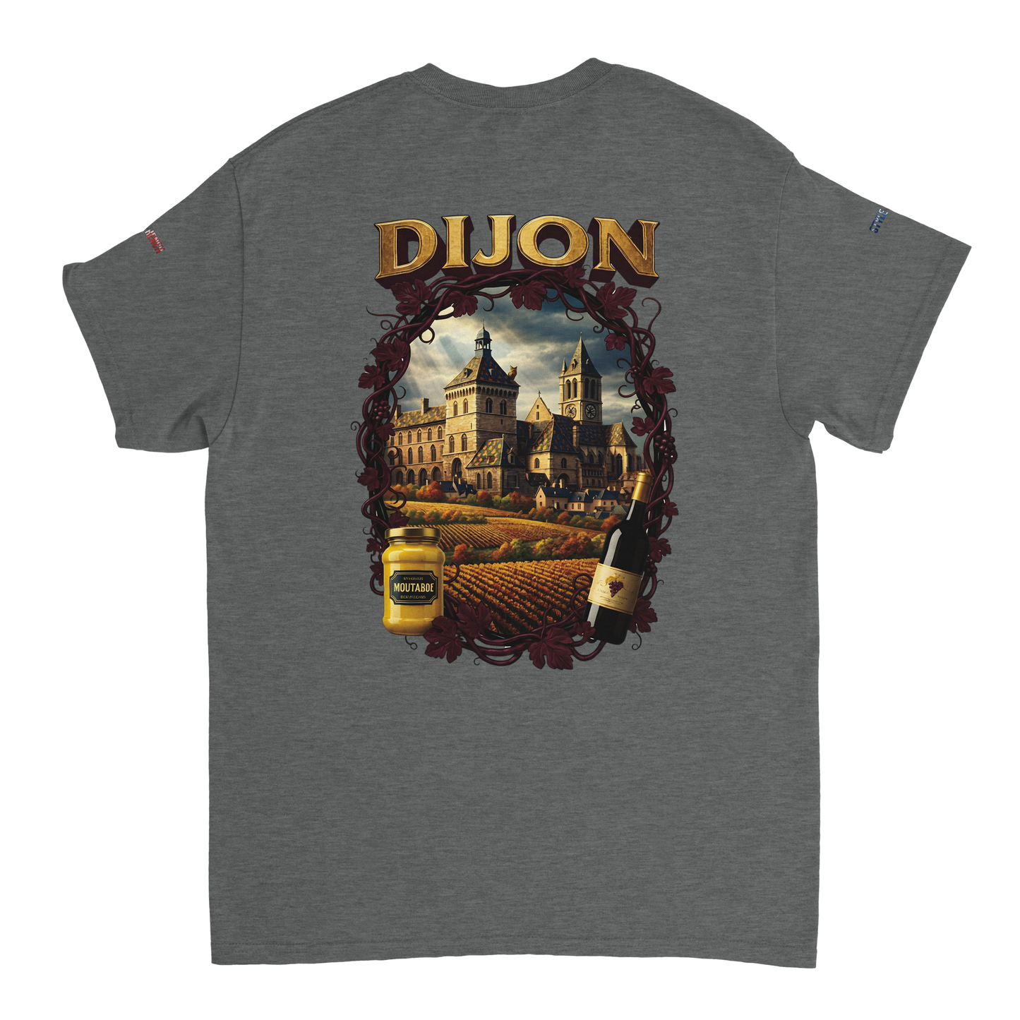Unisex T-Shirt Dijon Stadt Frankreich dick Rundhals | Gildan® 5000