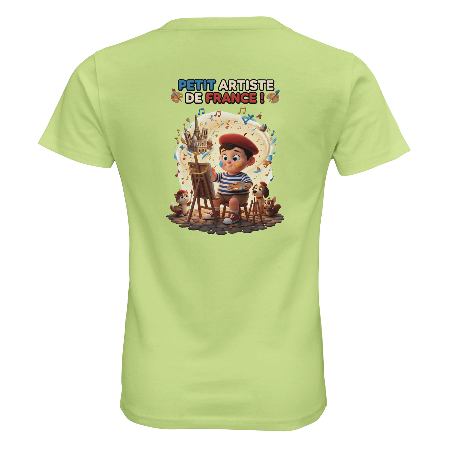 T-Shirt Junge kleiner Künstler aus Frankreich | SOL'S Pioneer Kids 03578
