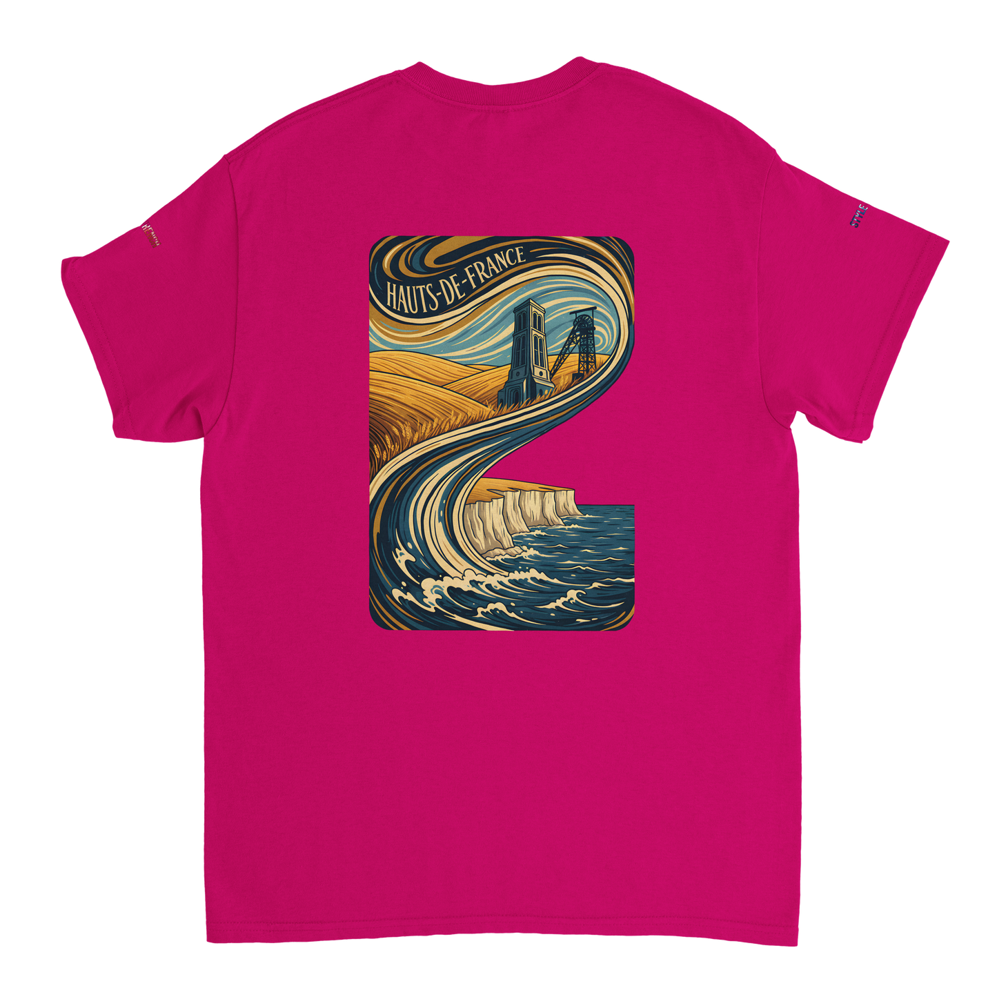 Unisex-T-Shirt Hochwertige Frankreich, dick, Rundhals | Gildan® 5000