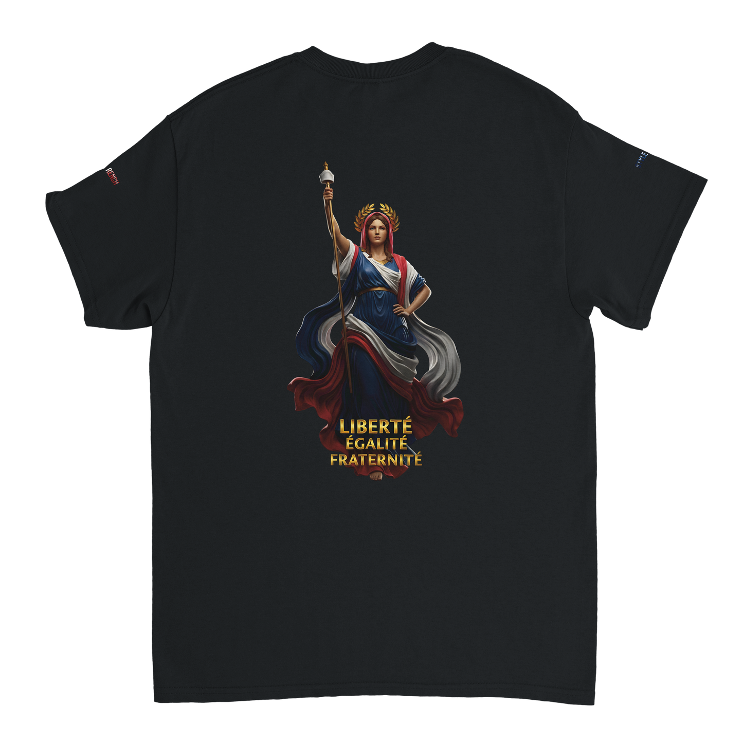 T-Shirt femme  France Patriote   - Coton Premium - Coupe Classique