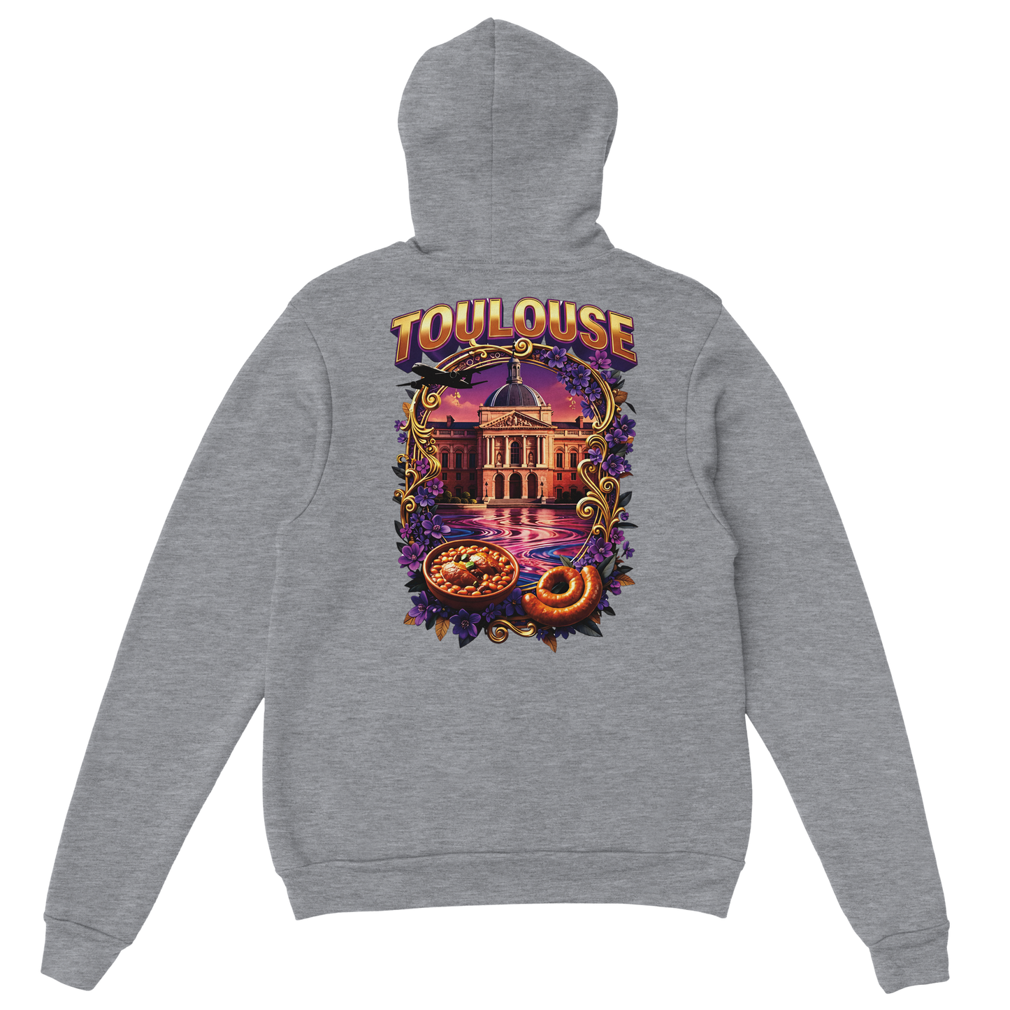 Unisex-Kapuzenpullover Toulouse Stadt Frankreich klassisch | Gildan® 18500