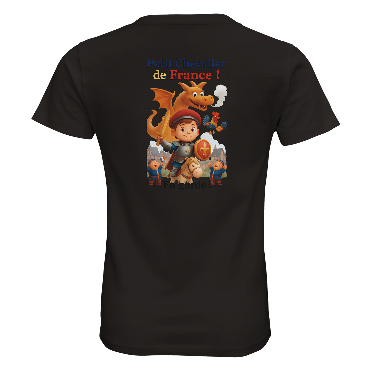 T-Shirt Jungen kleiner Ritter Frankreichs, aus Bio-Baumwolle, schmal geschnitten | SOL'S Pioneer Kids 03578