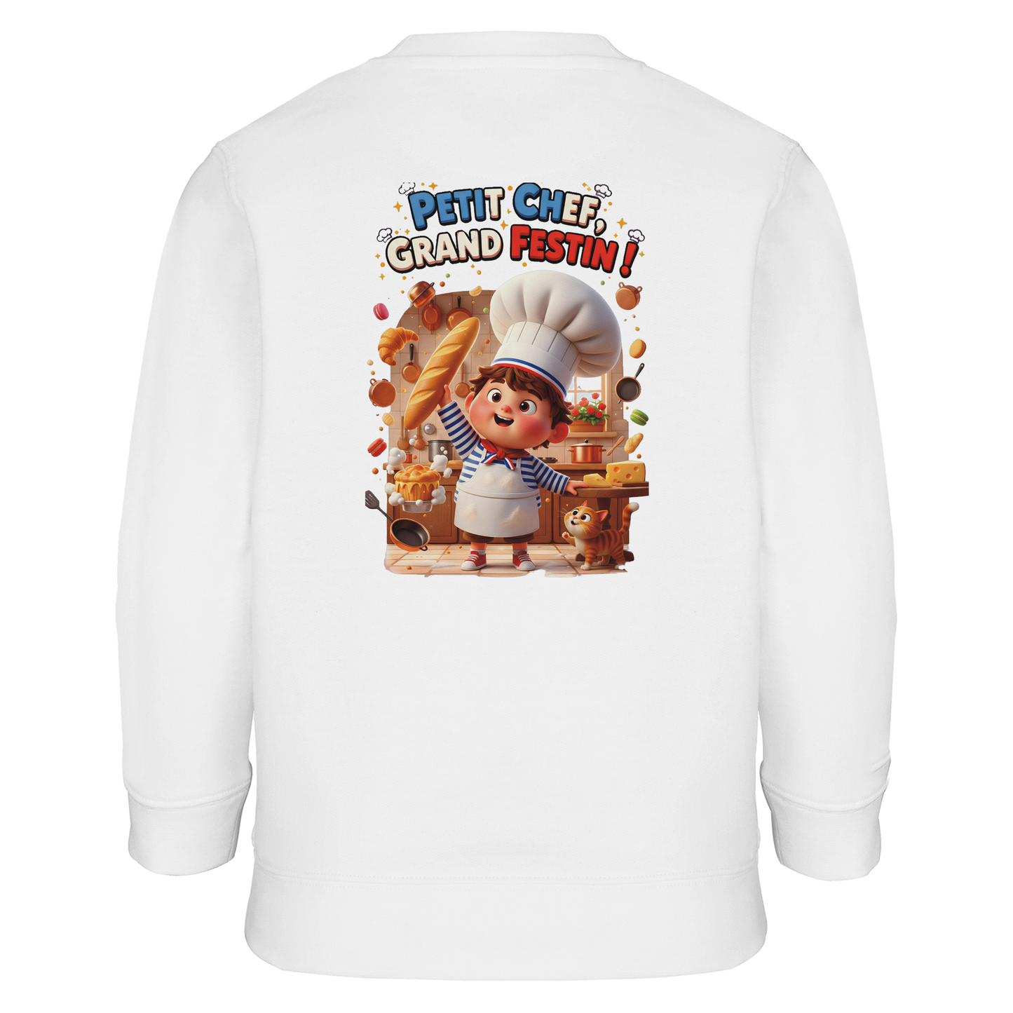Boys' Little Chef Big Feast Recycled Blend Sweatshirt | SOL'S Columbia Kids 04239