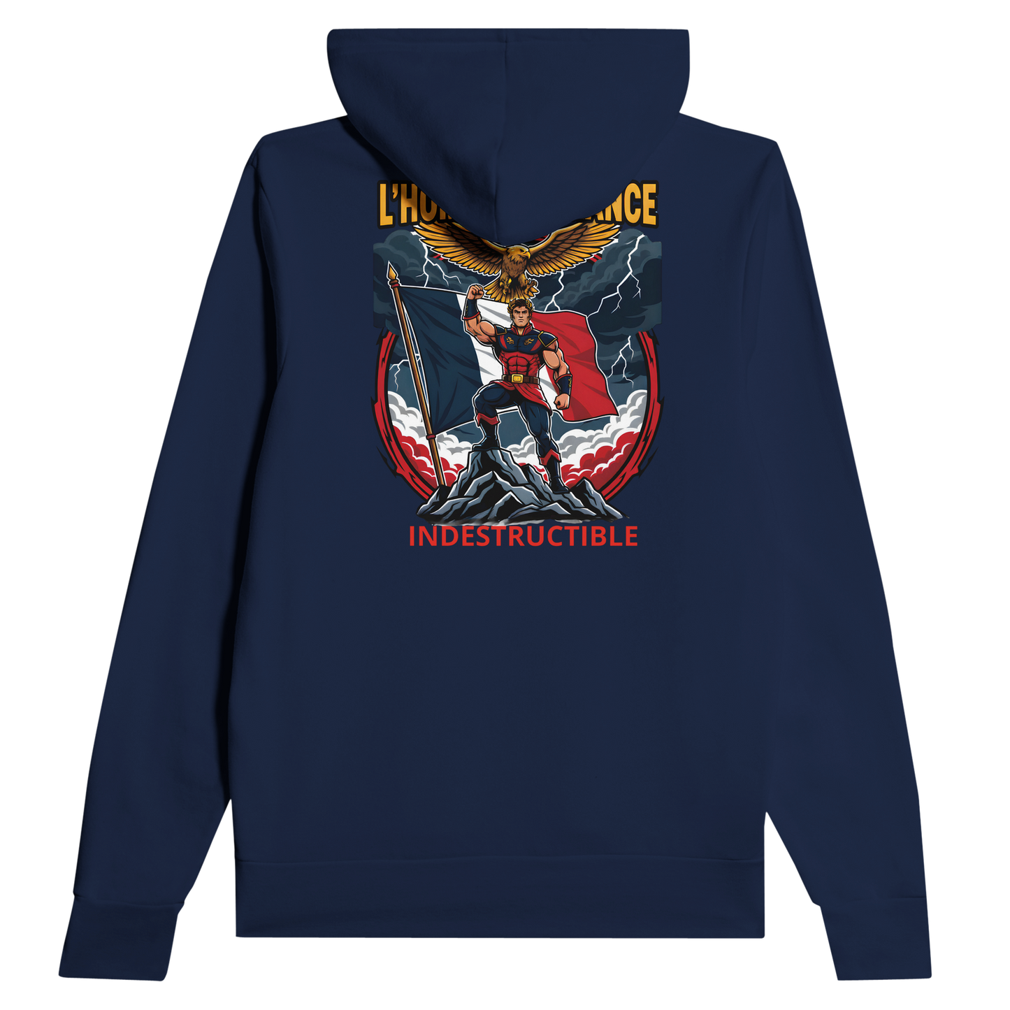 - Men's Hoodie from France - French Style | Bella + Canvas 3719