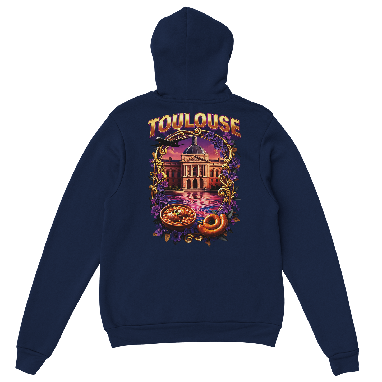 Unisex-Kapuzenpullover Toulouse Stadt Frankreich klassisch | Gildan® 18500