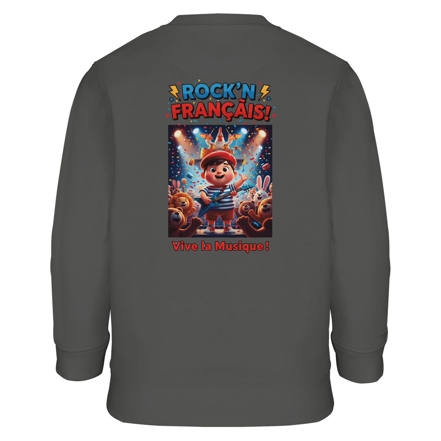 Jungen Sweatshirt Rock'n Français Mischgewebe recycelt | SOL'S Columbia Kids 04239