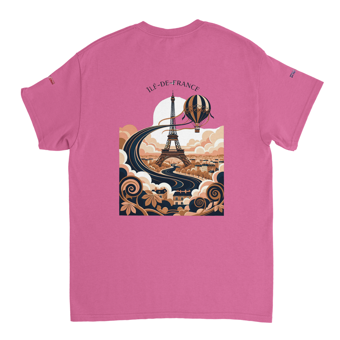 Unisex T-Shirt Île-de-France dick rundhals | Gildan® 5000