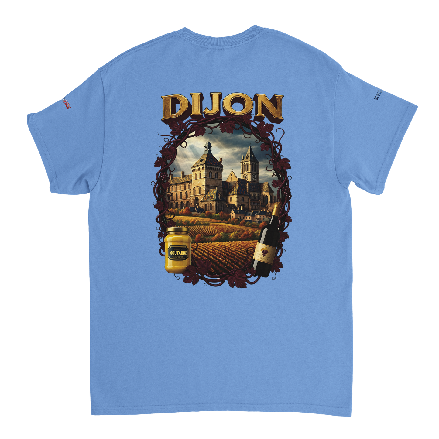 Unisex T-Shirt Dijon Stadt Frankreich dick Rundhals | Gildan® 5000