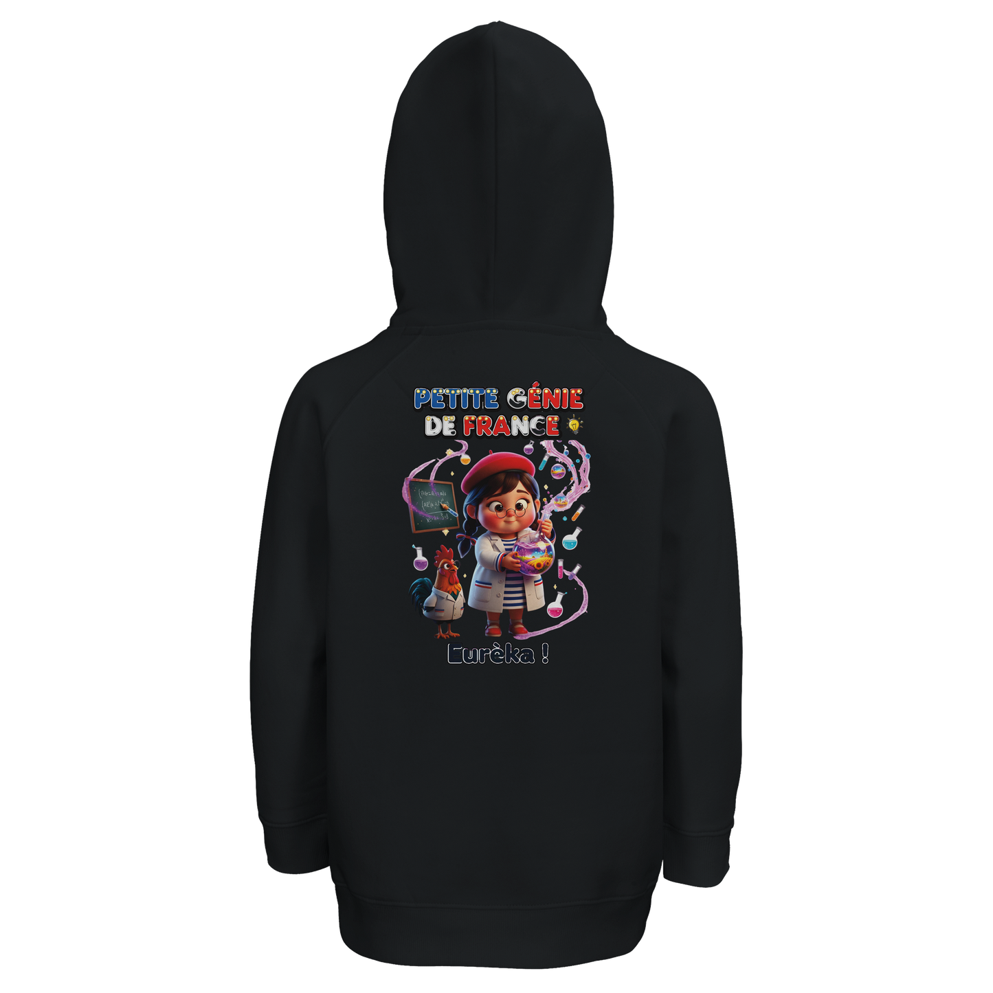 Mädchen-Kapuzenpullover "Kleines Genie aus Frankreich" Bio | SOL'S Stellar Kids 03576