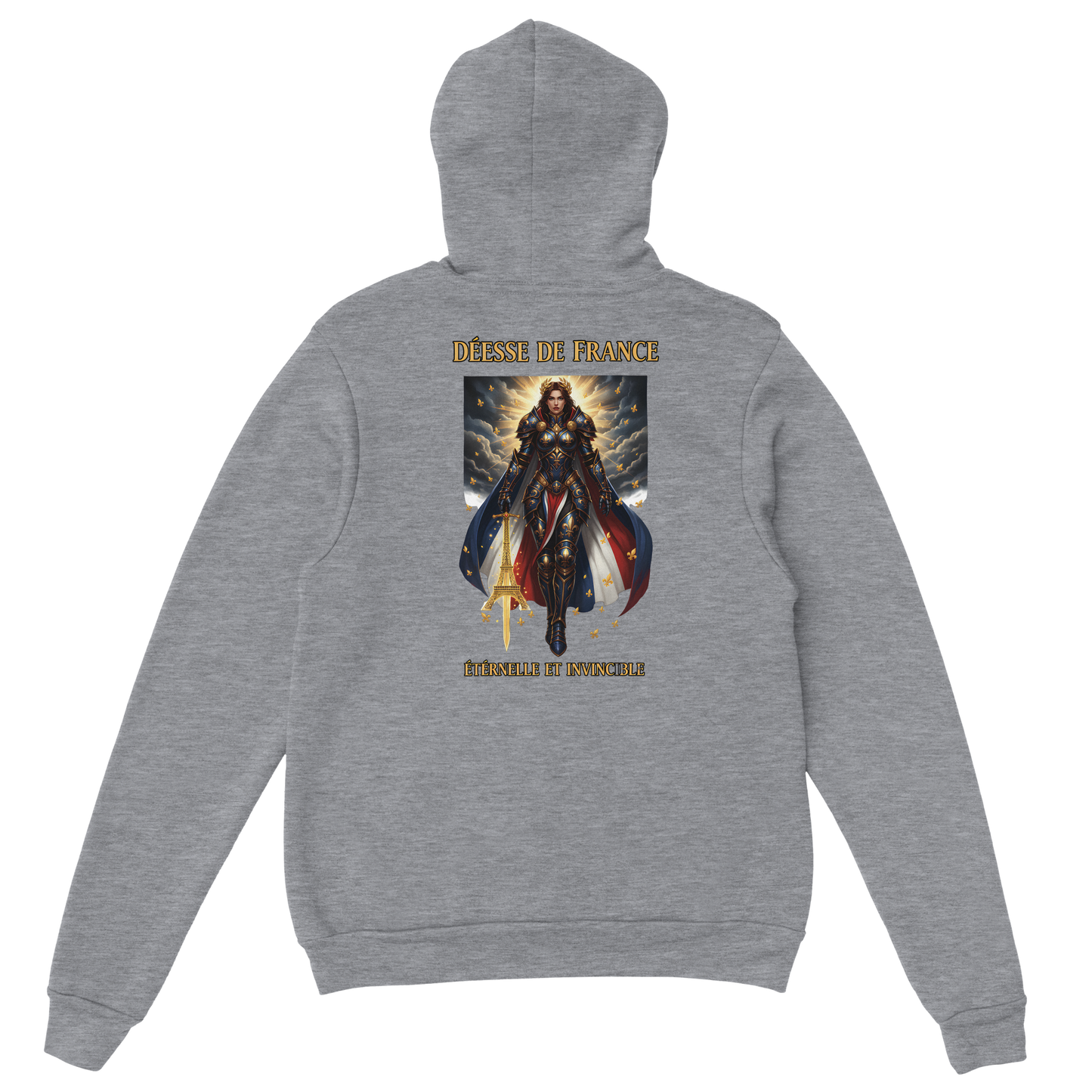 Damen-Kapuzenpullover „French Goddess“ im klassischen French-Stil | Gildan® 18500