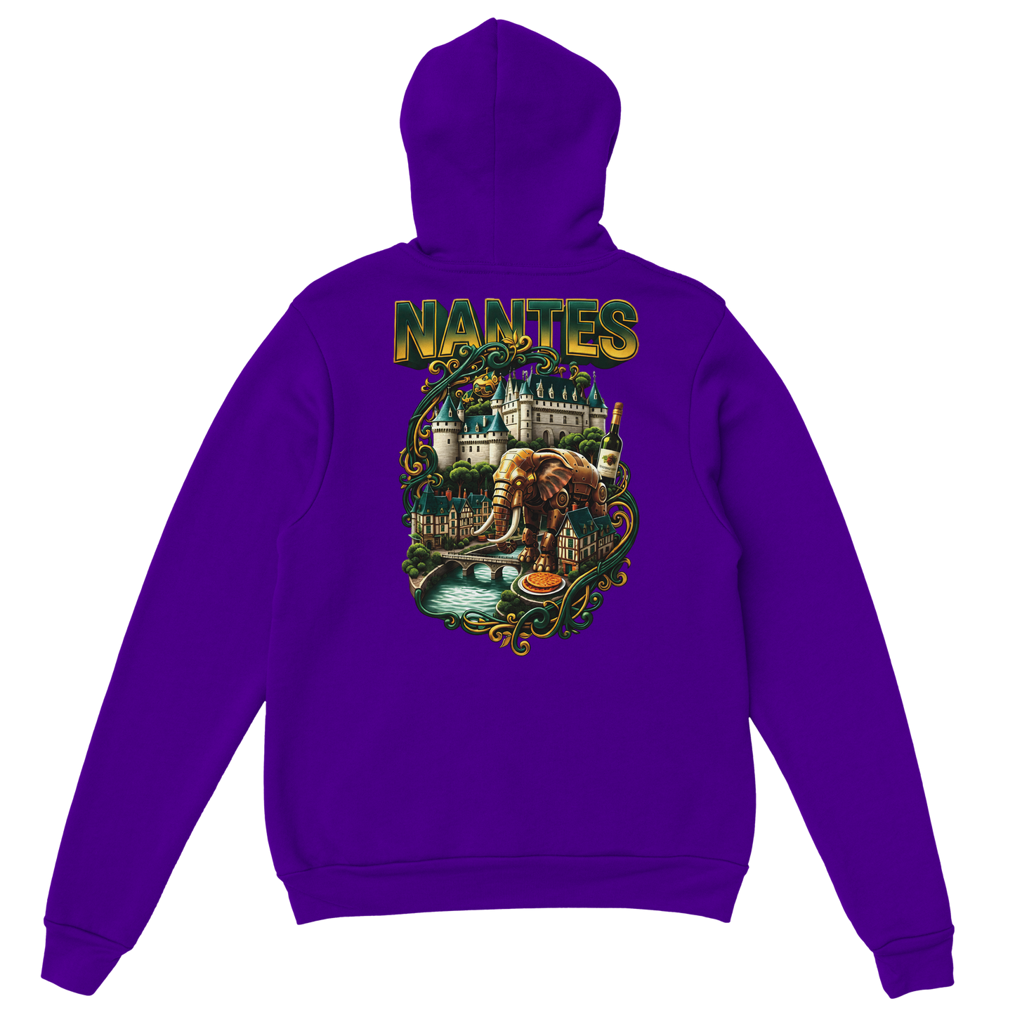 Unisex-Kapuzenpullover Nantes Stadt Frankreich klassisch | Gildan® 18500