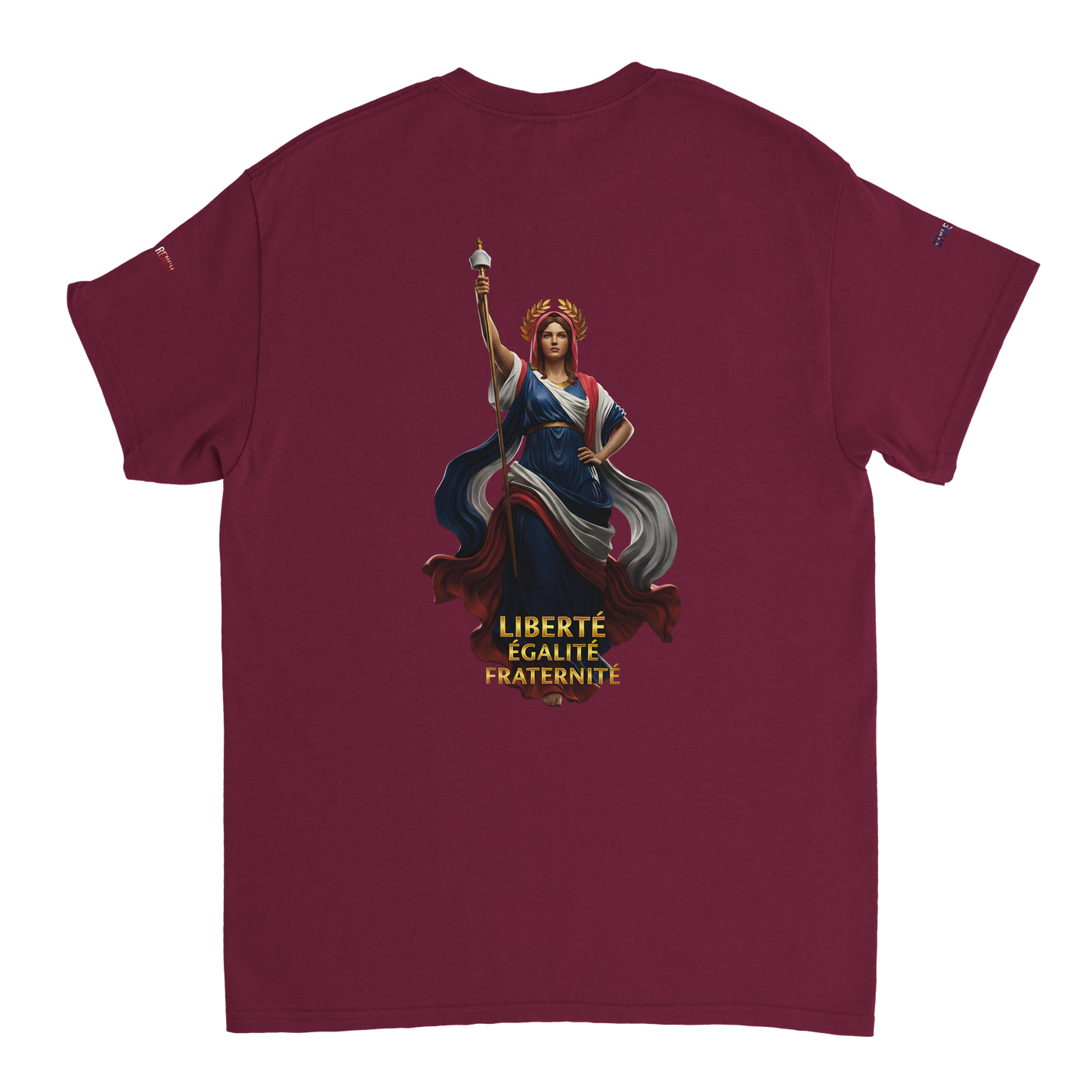 T-Shirt femme  France Patriote   - Coton Premium - Coupe Classique