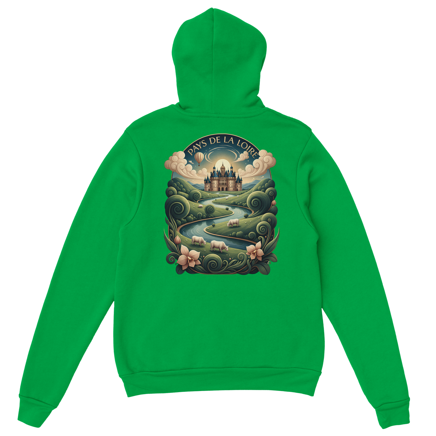 Klassischer Unisex-Kapuzenpullover Pays de la Loire | Gildan® 18500
