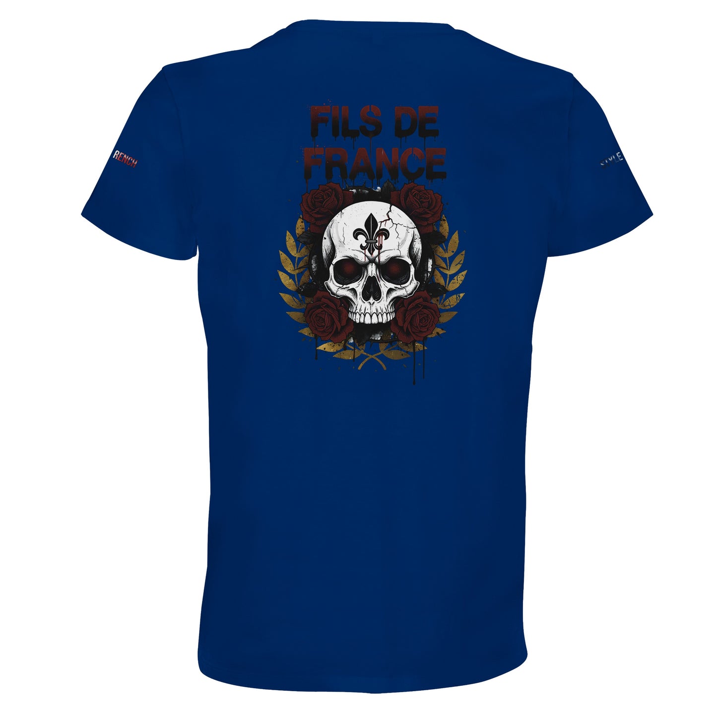 T-Shirt Herren Frankreich-Stil Rundhals recycelte Mischung | SOL'S RE Crusader 04233