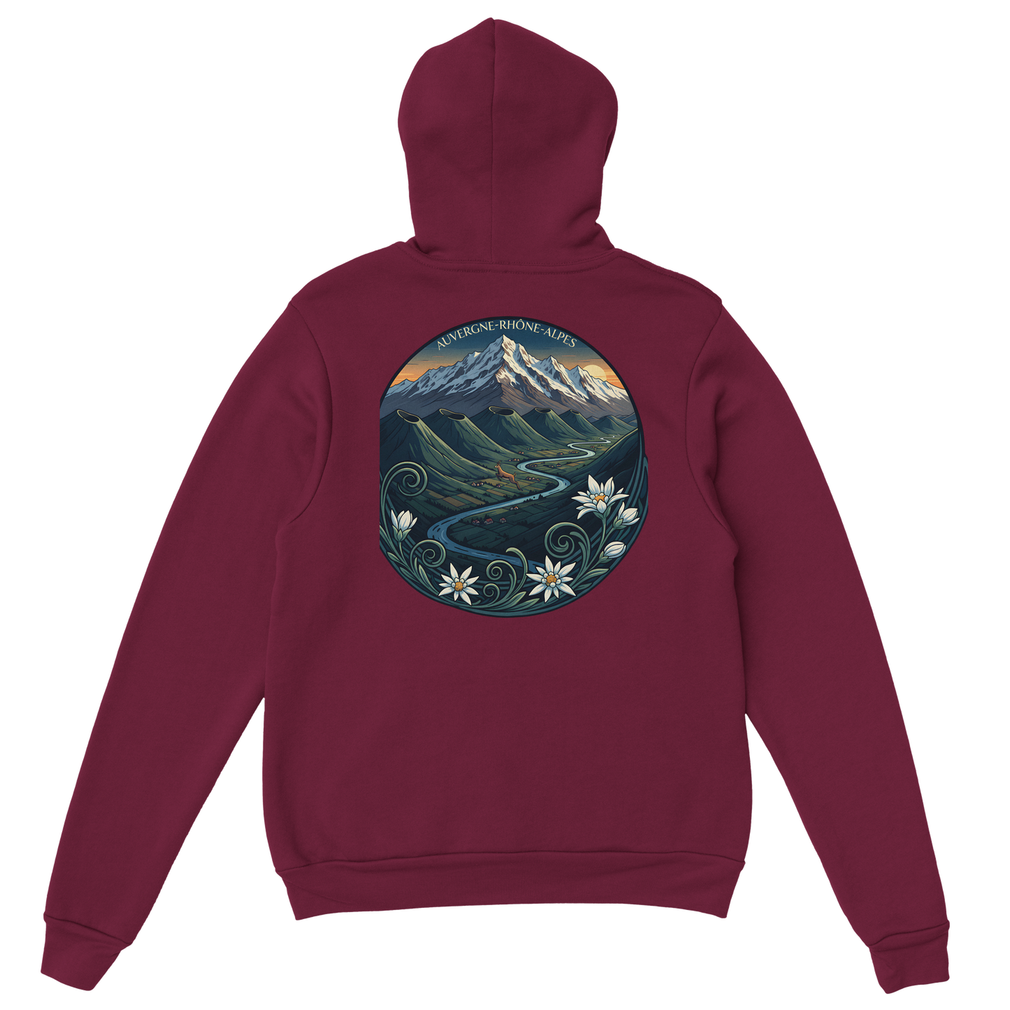 Klassischer Unisex-Kapuzenpullover Auvergne-Rhône-Alpes | Gildan® 18500
