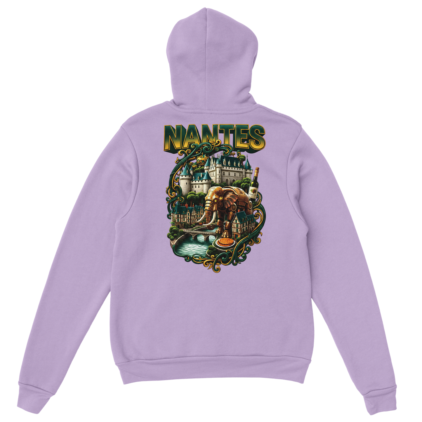 Unisex-Kapuzenpullover Nantes Stadt Frankreich klassisch | Gildan® 18500