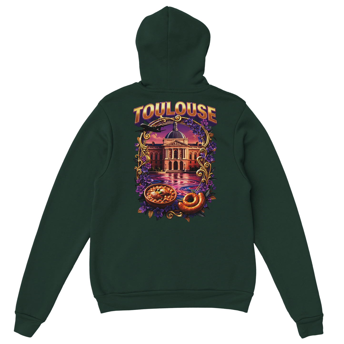 Unisex-Kapuzenpullover Toulouse Stadt Frankreich klassisch | Gildan® 18500