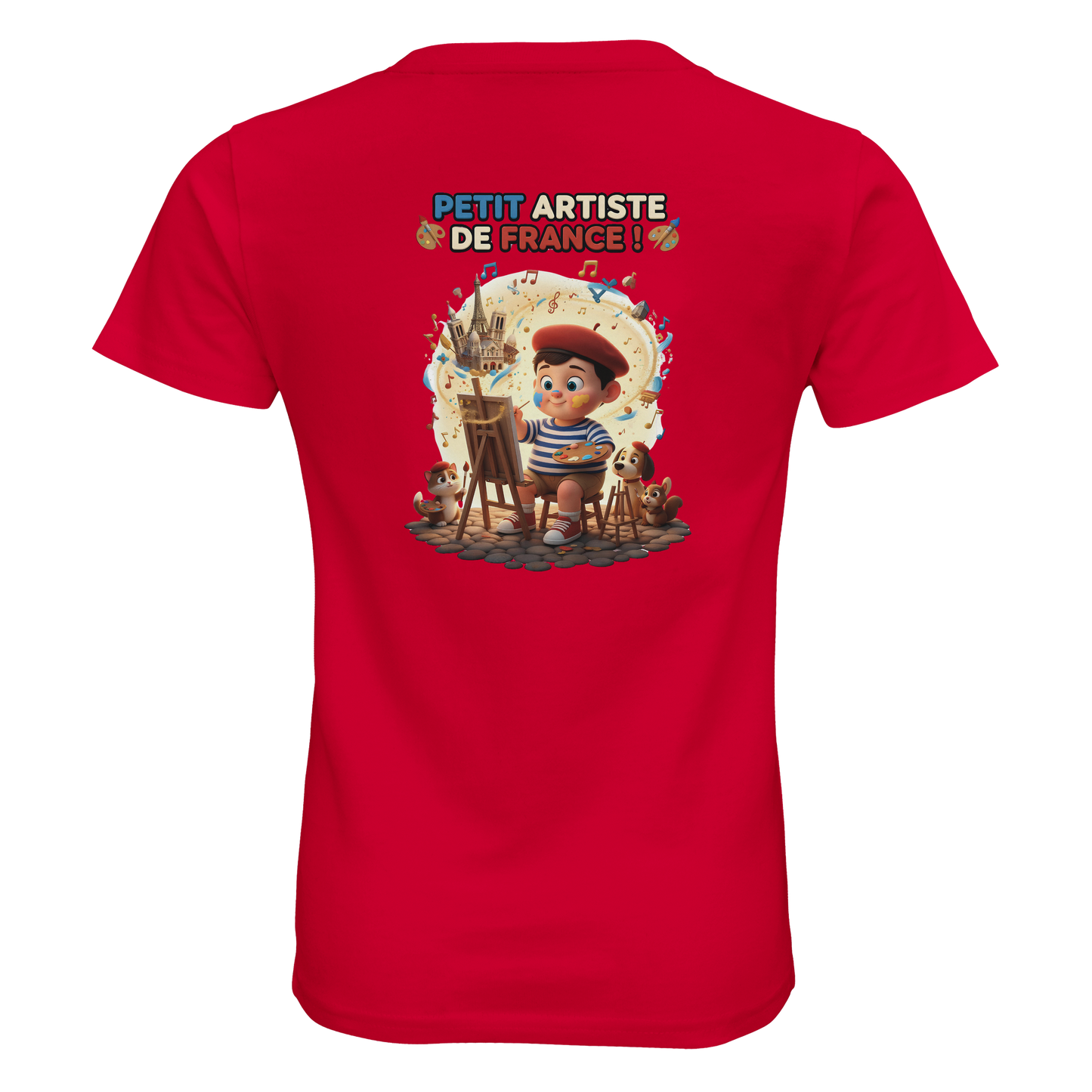 T-Shirt Junge kleiner Künstler aus Frankreich | SOL'S Pioneer Kids 03578