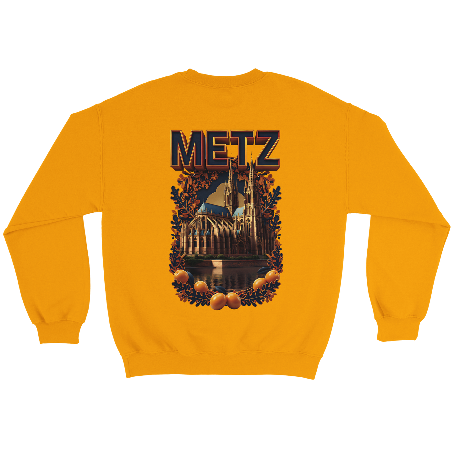 Unisex Sweatshirt Metz France City Classic Crewneck | Gildan® 18000