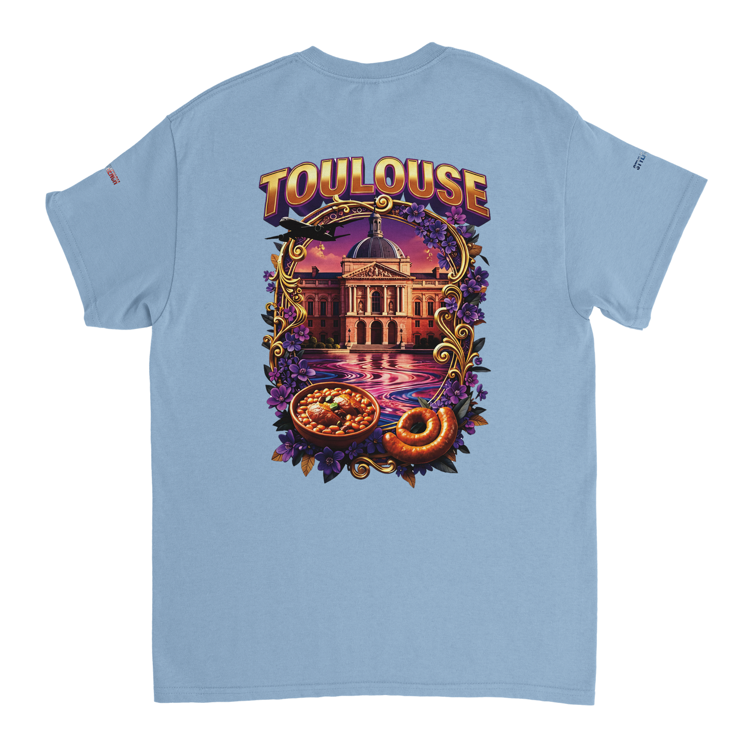 - Unisex Toulouse city of France heavy crewneck t-shirt | Gildan® 5000