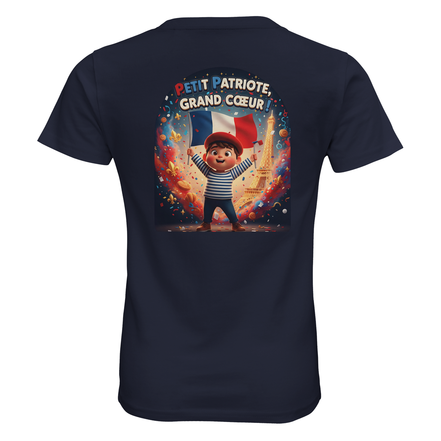 T-shirt Enfant Petit Patriote - Coton Bio Confortable