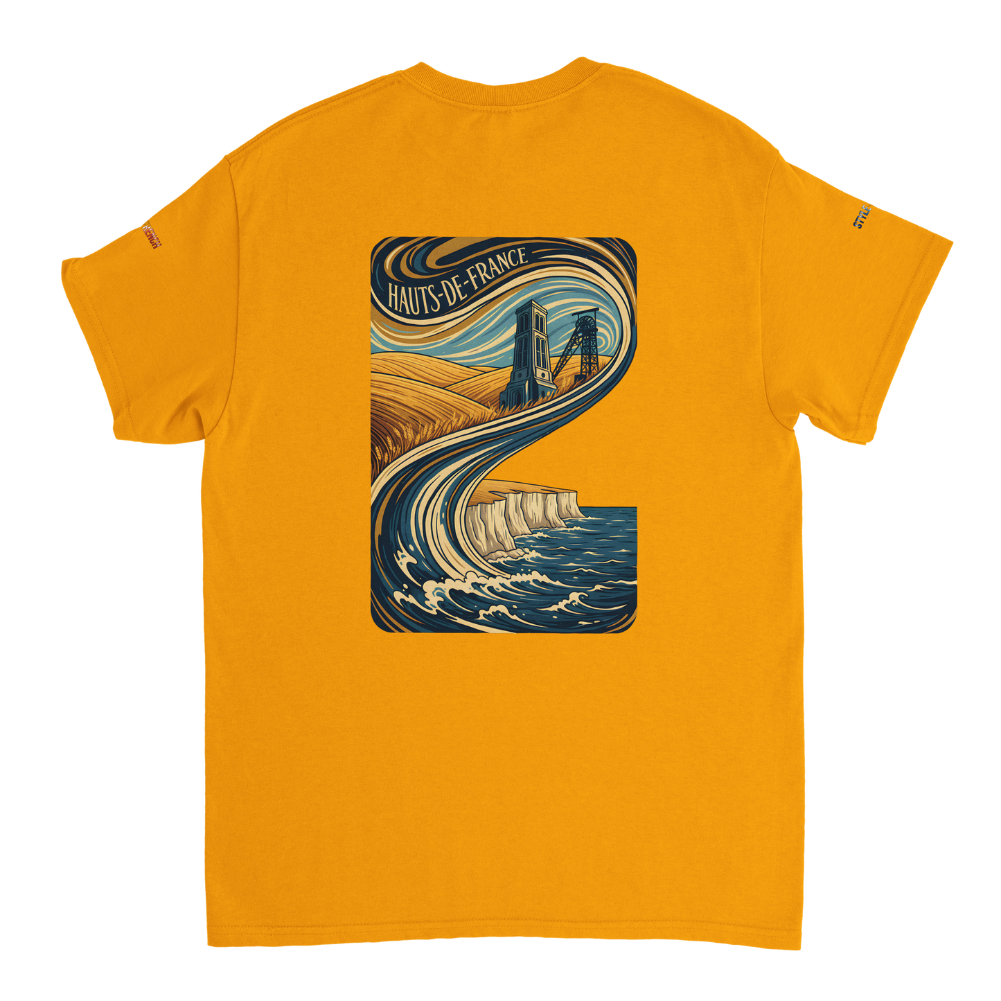 Unisex-T-Shirt Hochwertige Frankreich, dick, Rundhals | Gildan® 5000