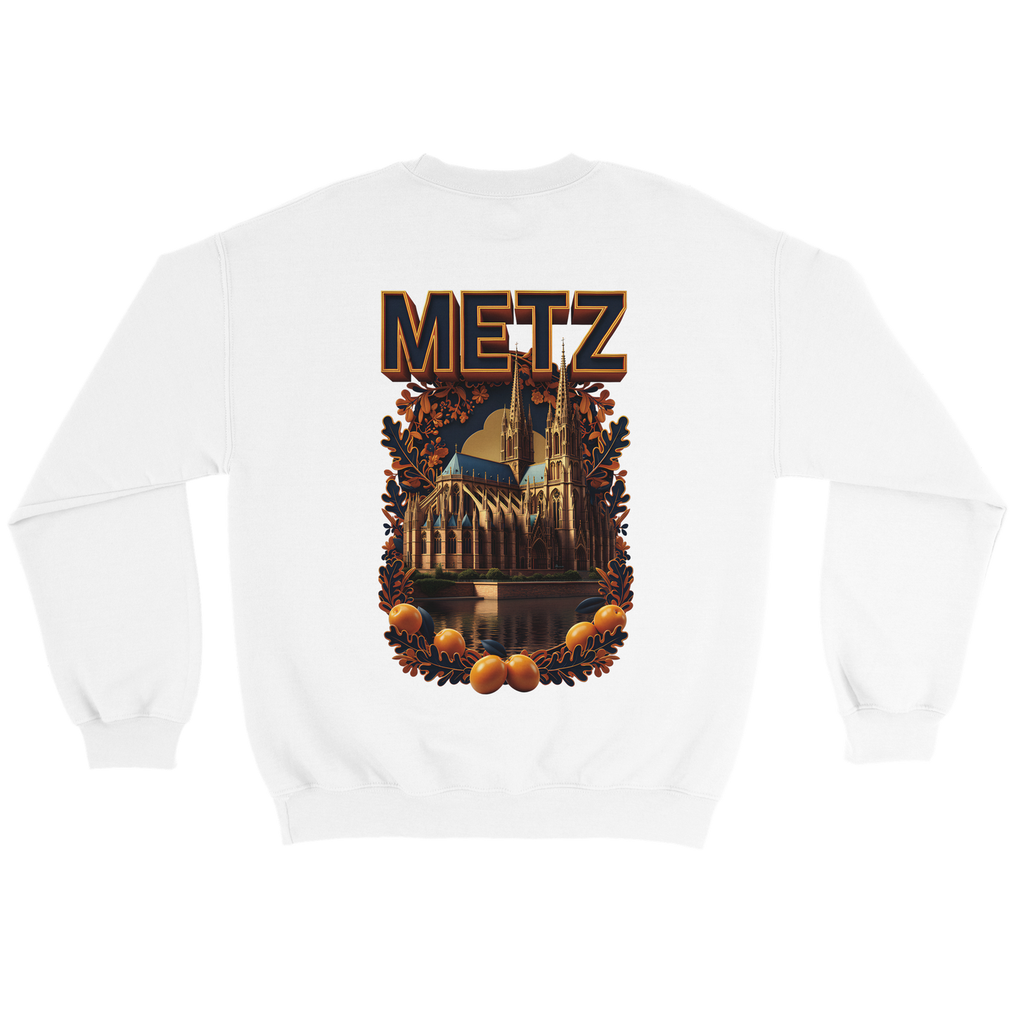 Unisex Sweatshirt Metz France City Classic Crewneck | Gildan® 18000