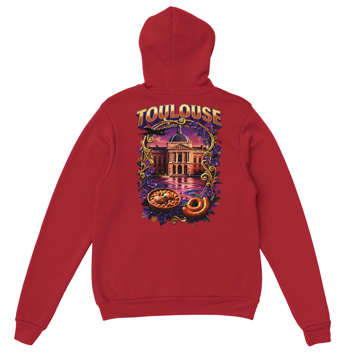Unisex-Kapuzenpullover Toulouse Stadt Frankreich klassisch | Gildan® 18500