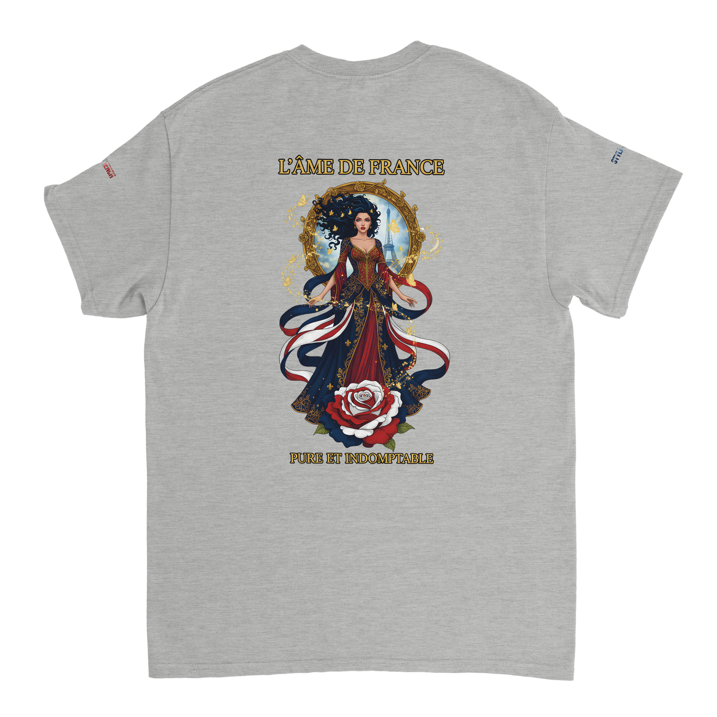 Women's T-shirt The Soul of France French Style Heavyweight Crewneck | Gildan® 5000