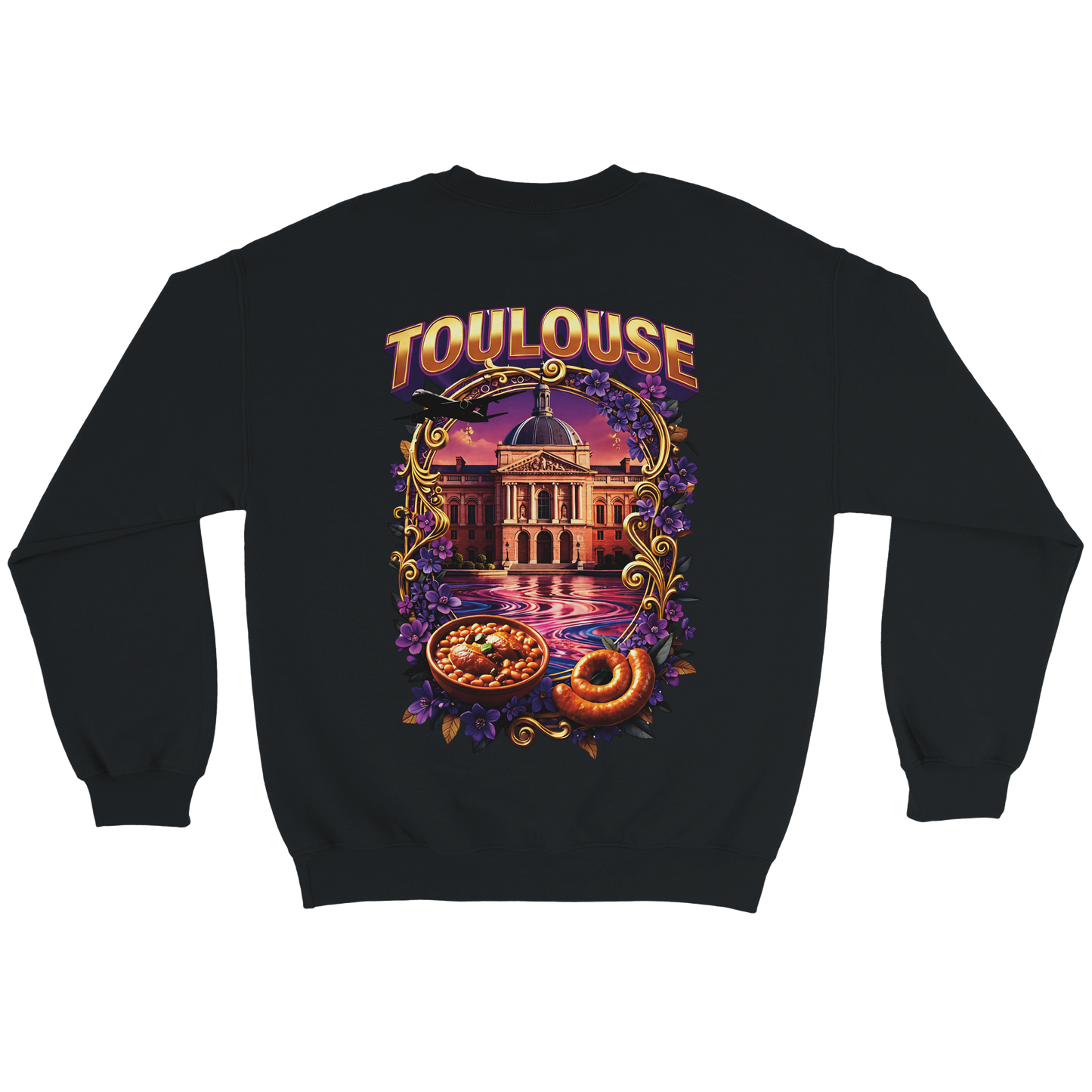 Unisex Sweatshirt Toulouse Classic French City Crewneck | Gildan® 18000