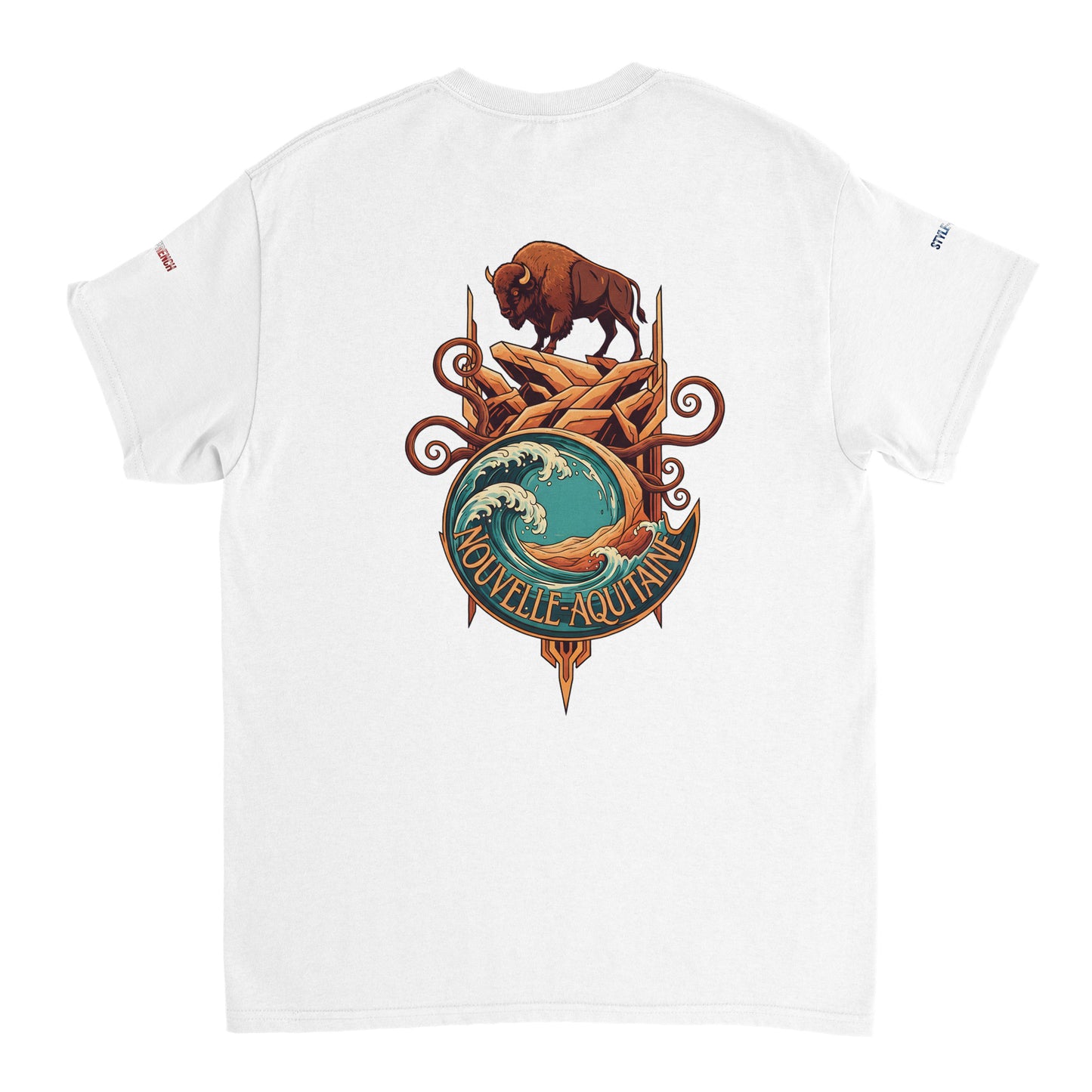 T-Shirt Neu-Aquitanien, dick, Rundhalsausschnitt | Gildan® 5000